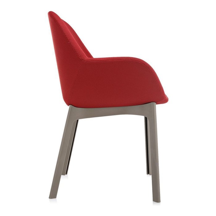 Стул Clap бежево-красного цвета - лучшие Обеденные стулья в INMYROOM