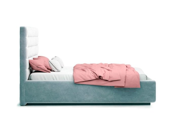 Кровать Vita серого цвета с ортопедическим основанием 140х200 - лучшие Кровати для спальни в INMYROOM