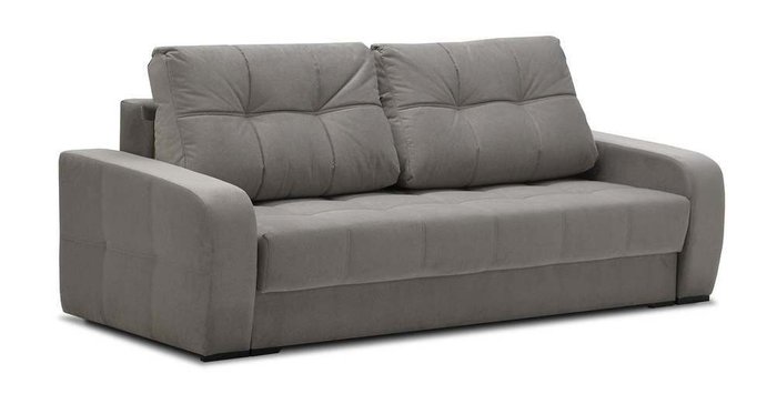 Прямой диван-кроать Вестон 2 серо-бежевого цвета