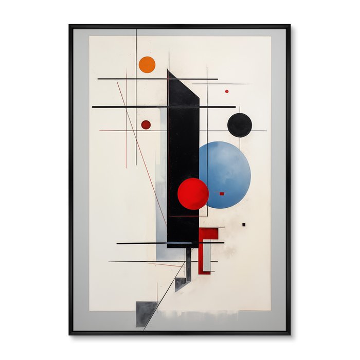 Репродукция картины Geometric space of the Universe, No 2, 2024г.