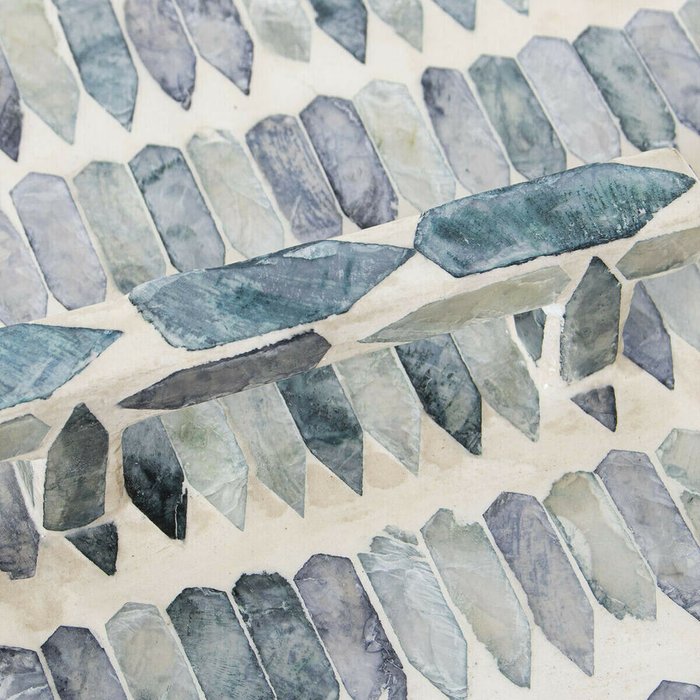 Шкатулка Разноцветный ротанг Перламутр 16 x 7 x 16 cm - купить Шкатулки по цене 4735.0
