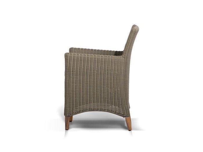 Кресло "Пестум"  светло-серое с серой подушкой - купить Садовые кресла по цене 14400.0