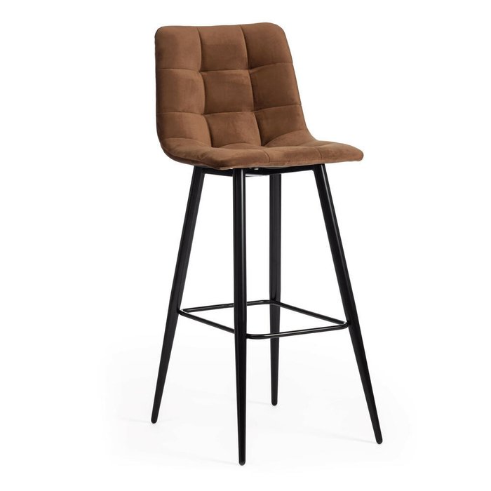 Комплект из двух барных стульев Chilly коричневого цвета - купить Барные стулья по цене 11480.0