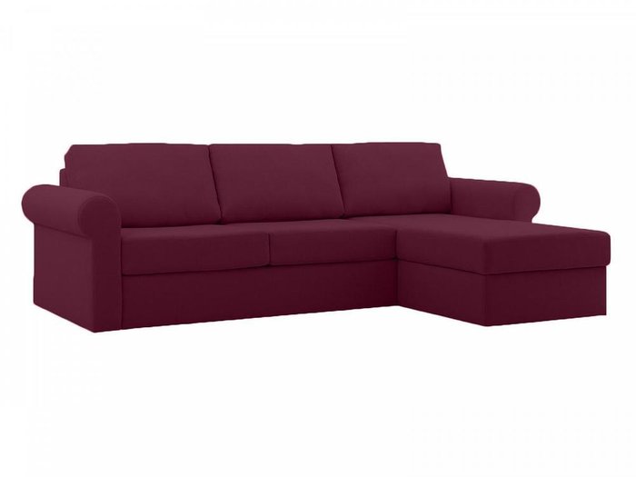 Угловой диван Peterhof бордового цвета - купить Угловые диваны по цене 116875.0