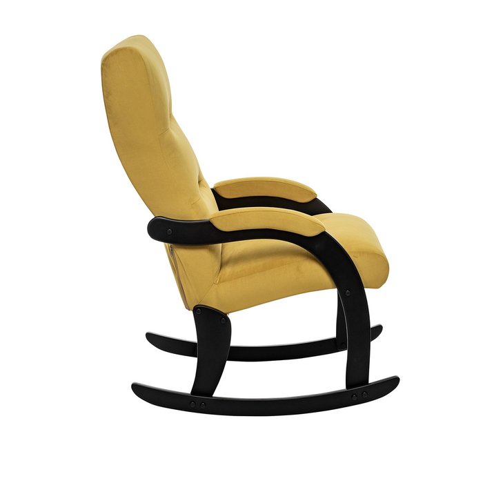 Кресло-качалка Дэми желтого цвета - лучшие Интерьерные кресла в INMYROOM