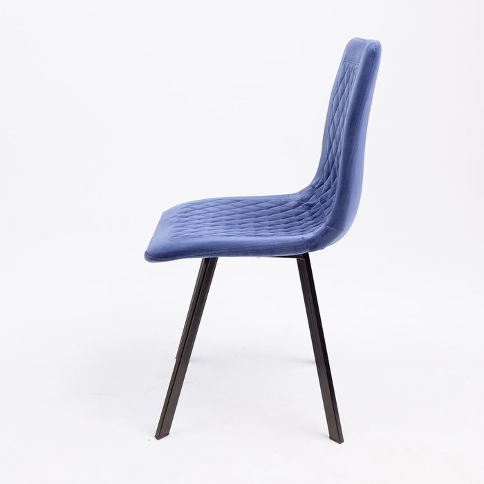 Стул Ezra синего цвета - купить Обеденные стулья по цене 9000.0