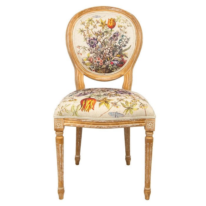 Стул 12 месяцев цветения версия Февраль бежевого цвета - купить Обеденные стулья по цене 32000.0