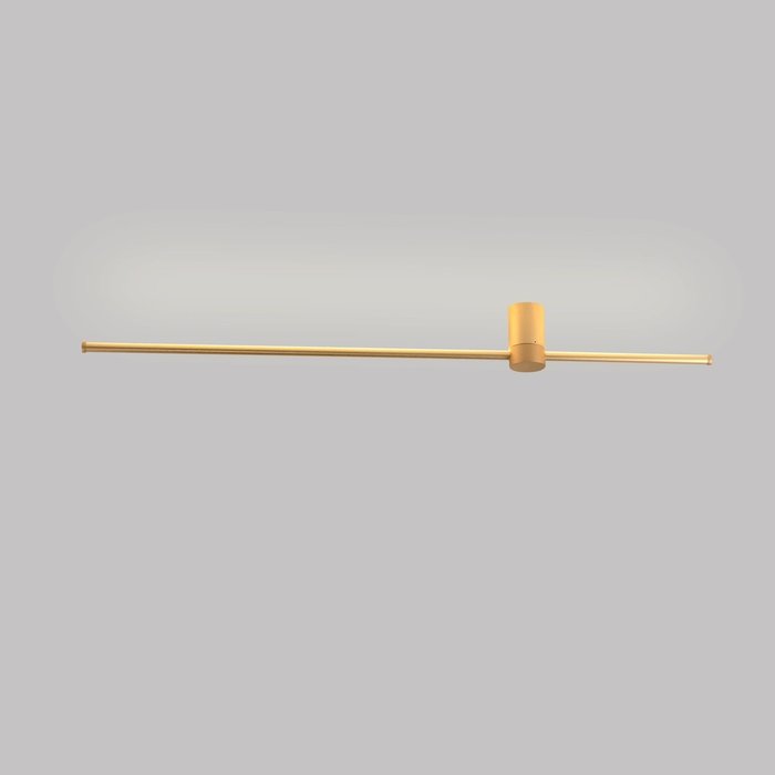 Настенный светодиодный светильник Ricco М золотого цвета - лучшие Бра и настенные светильники в INMYROOM