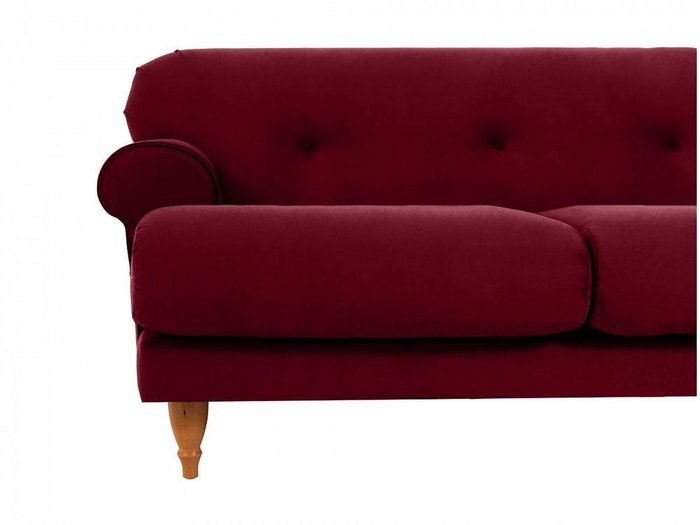 Диван Italia бордового цвета  - лучшие Прямые диваны в INMYROOM