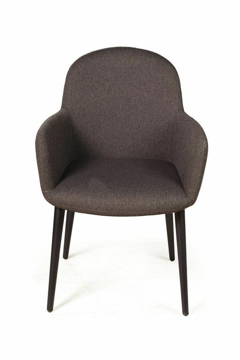 Стул с подлокотниками Tod серого цвета - купить Обеденные стулья по цене 19900.0