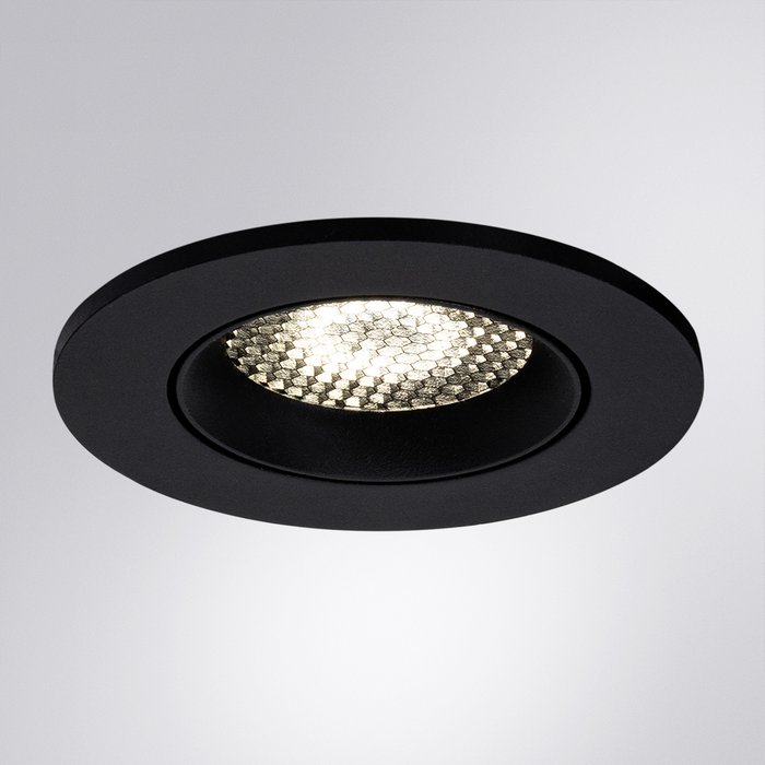 Точечный встраиваемый светильник Arte Lamp FUJI A2865PL-1BK - лучшие Встраиваемые споты в INMYROOM