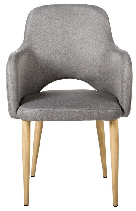 Стул-кресло Ledger светло-серого цвета - купить Обеденные стулья по цене 11680.0