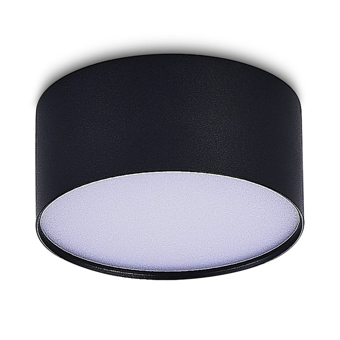 Светильник потолочный черного цвета - купить Потолочные светильники по цене 2290.0