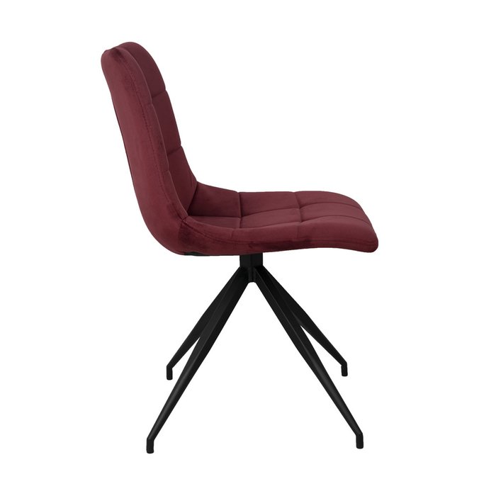 Обеденный стул Diamond бордового цвета - лучшие Обеденные стулья в INMYROOM