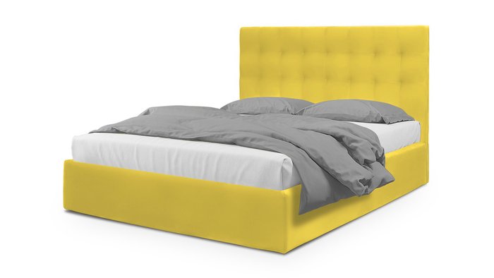 Кровать Адель 180х200 желтого цвета