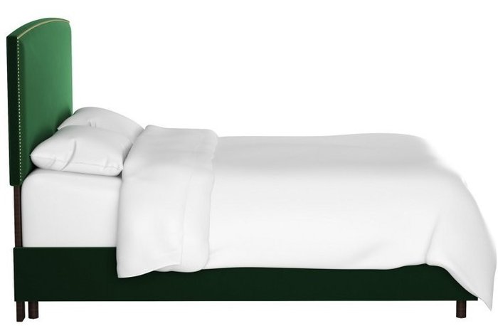 Кровать Everly Emerald зеленого цвета 180х200 - купить Кровати для спальни по цене 90000.0