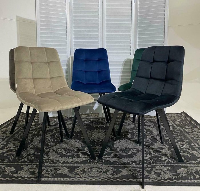 Стул Chilli Square черного цвета - лучшие Обеденные стулья в INMYROOM
