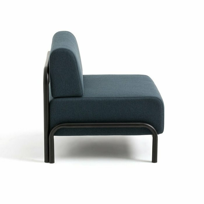 Кресло из полиэстера Thomes темно-синего цвета - лучшие Интерьерные кресла в INMYROOM