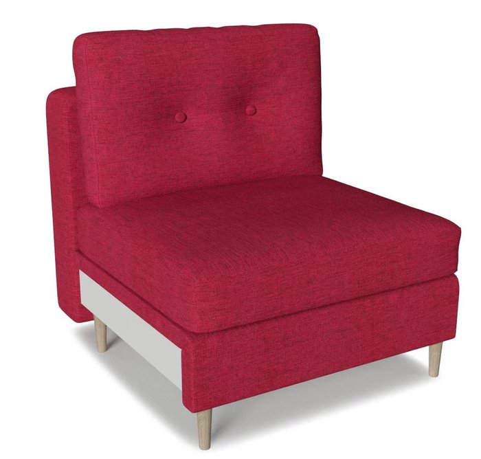 Модуль кресло Белфаст красного цвета