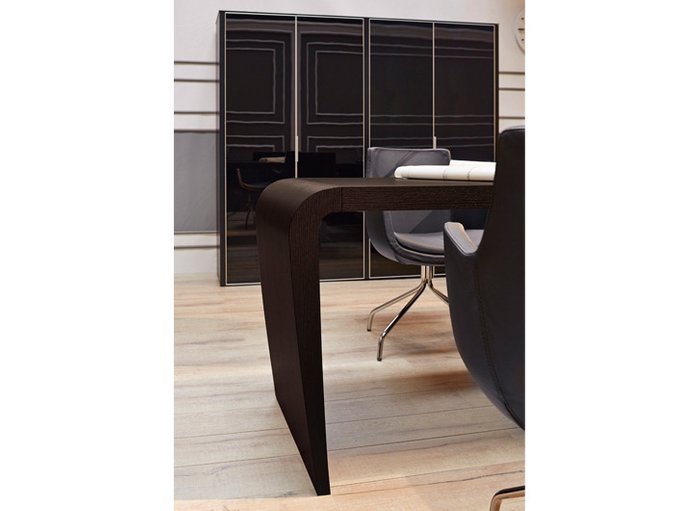Дизайнерский стол Dali венге - лучшие Офисные столы в INMYROOM