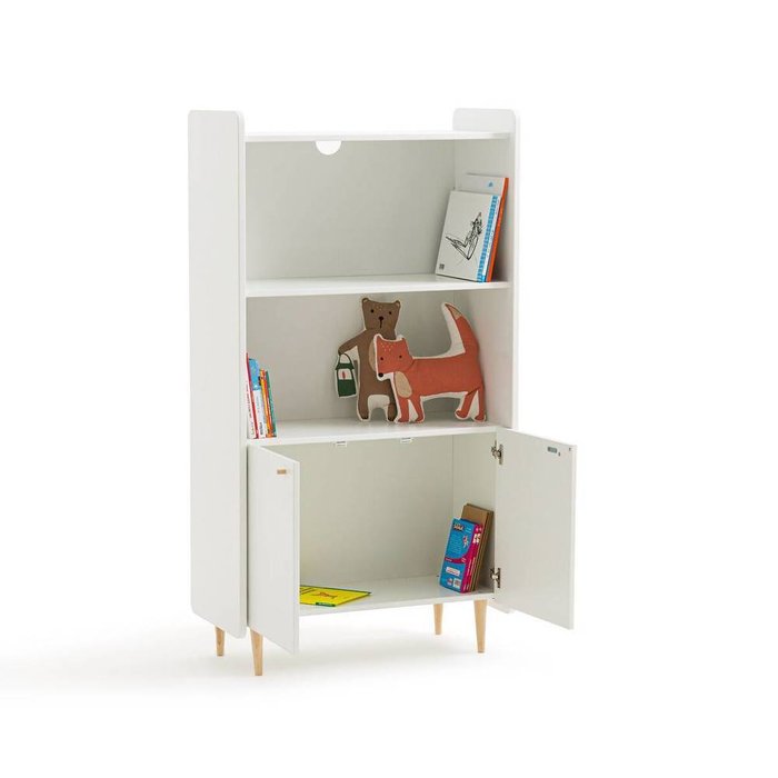 Шкаф детский Zag белого цвета - купить Книжные шкафы по цене 20724.0