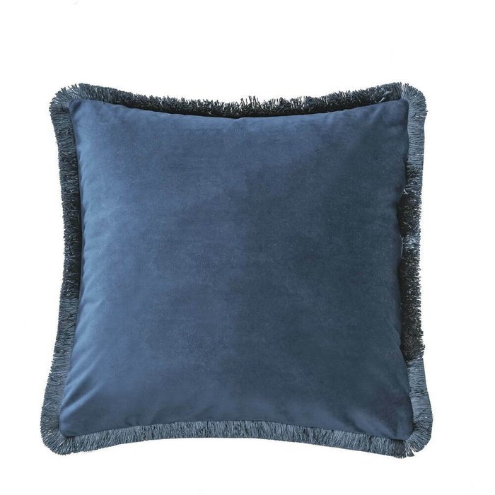 Наволочка Касандра №6 45х45 темно-синего цвета - купить Чехлы для подушек по цене 1430.0