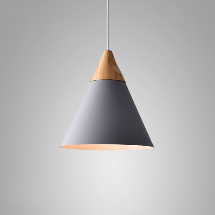 Подвесной светильник XD-B серо-коричневого цвета