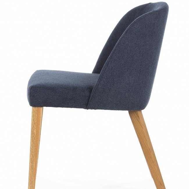 Стул Tyber синего цвета - купить Обеденные стулья по цене 16892.0