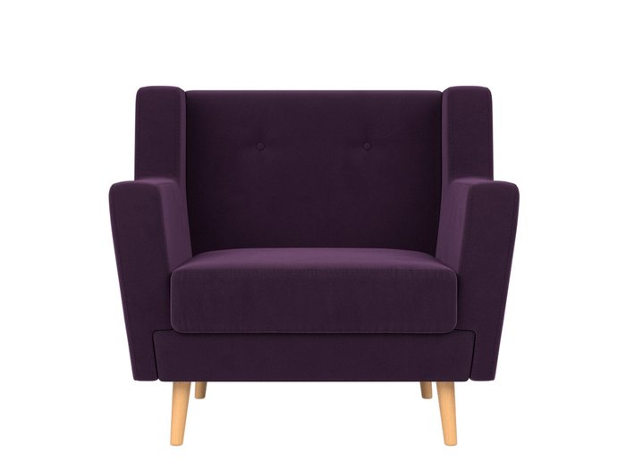 Кресло Брайтон темно-фиолетового цвета - купить Интерьерные кресла по цене 25999.0
