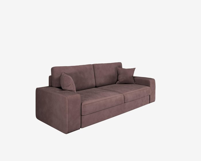 Диван-кровать Lykke 2 коричневого цвета - купить Прямые диваны по цене 65989.0