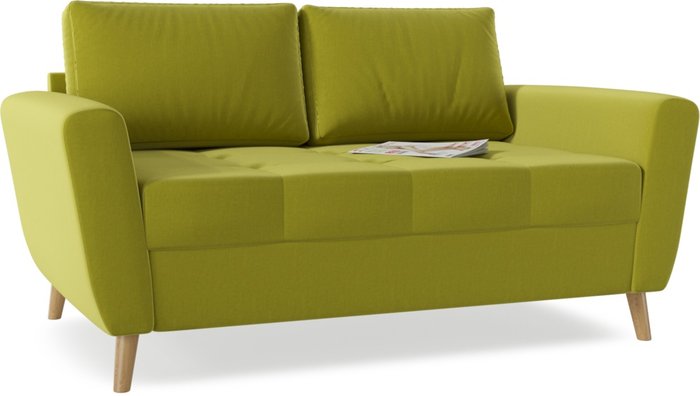 Прямой диван Sleep Big светло-зеленого цвета - купить Прямые диваны по цене 22890.0
