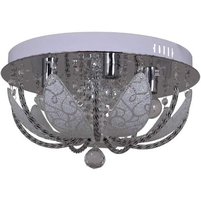 Потолочная люстра 55785-0.3-04 (стекло, цвет белый) - лучшие Потолочные люстры в INMYROOM