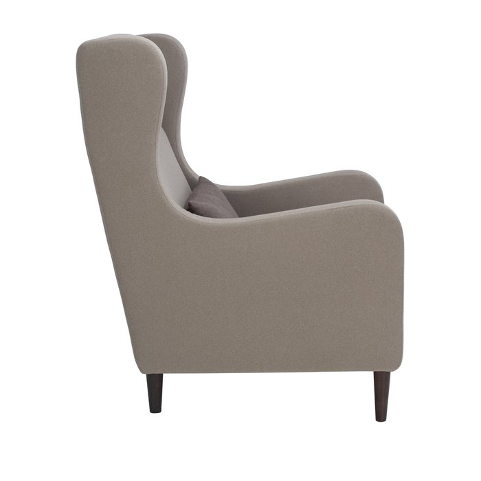 Кресло Хилтон коричневого цвета - лучшие Интерьерные кресла в INMYROOM