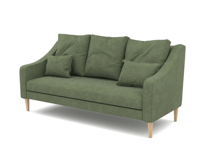 Диван Ричи зеленого цвета - купить Прямые диваны по цене 38990.0