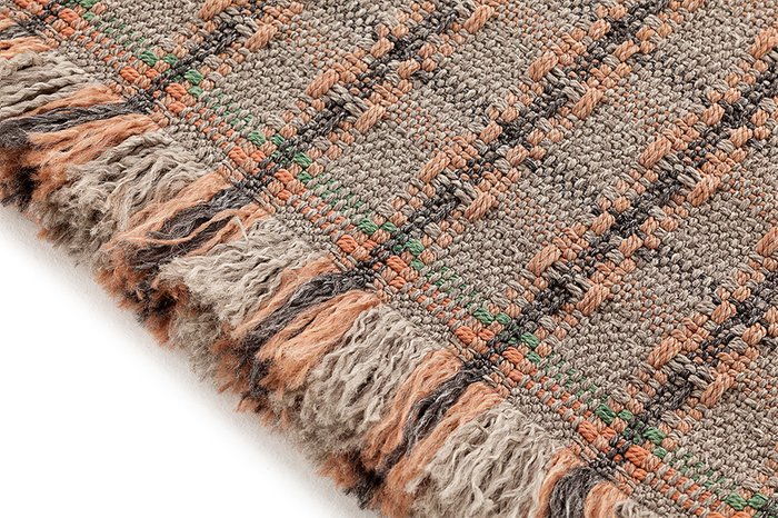 Подушка Tartan terracotta терракотового цвета - купить Декоративные подушки по цене 36990.0