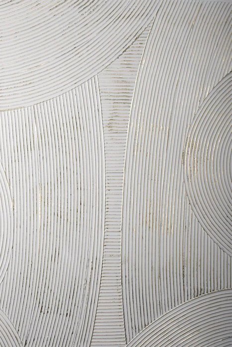 Фактурное панно Textured White 75х100 белого цвета - лучшие Картины в INMYROOM Фактурное панно Textured White 75х100 белого цвета - лучшие Картины в INMYROOM