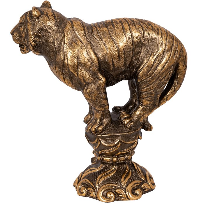 Статуэтка Тигр Мейнард бронзового цвета - лучшие Фигуры и статуэтки в INMYROOM