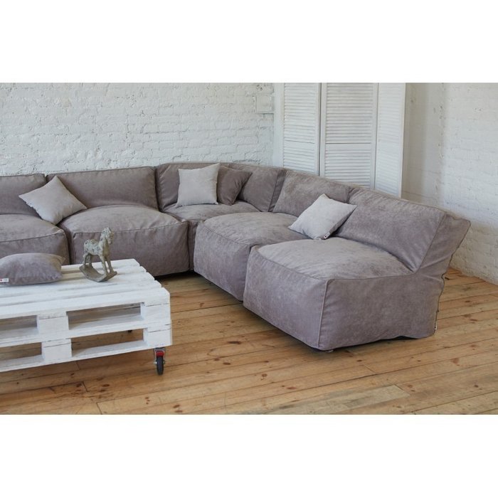 Модульный диван Xaviera Grey - лучшие Бескаркасная мебель в INMYROOM