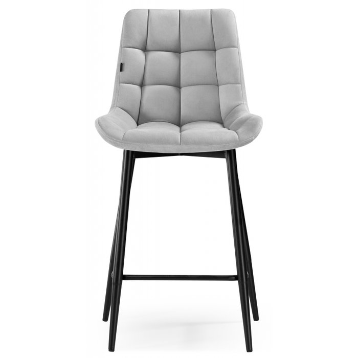 Стул полубарный Алст серого цвета - купить Барные стулья по цене 6080.0
