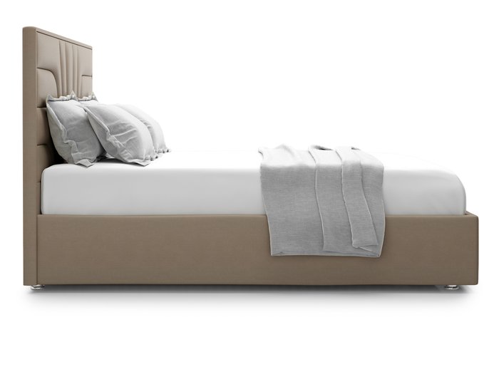 Кровать Premium Milana 180х200 коричневого цвета с подъемным механизмом - лучшие Кровати для спальни в INMYROOM