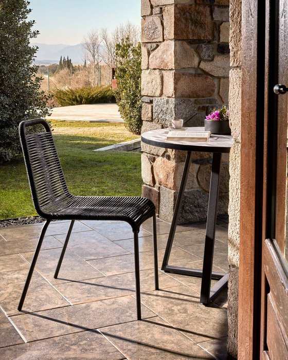Стул Glenville черного цвета - лучшие Обеденные стулья в INMYROOM