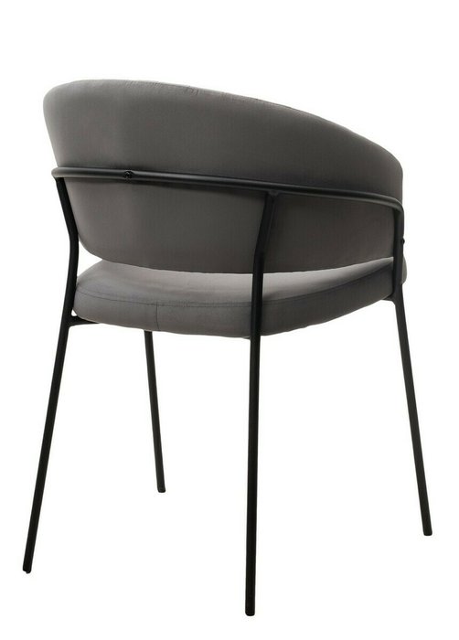 Стул Just антрацитового цвета - купить Обеденные стулья по цене 6200.0