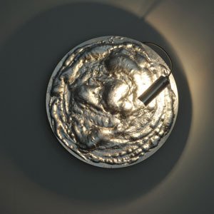 Светильник настенно-потолочный Stchu-moon 06, серебряный