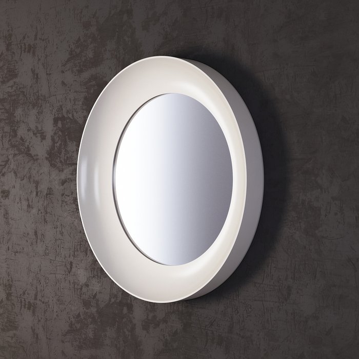 Зеркало Clayton белого цвета - купить Настенные зеркала по цене 31350.0