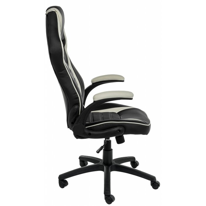 Компьютерное кресло Monza кремово-черного цвета - лучшие Офисные кресла в INMYROOM
