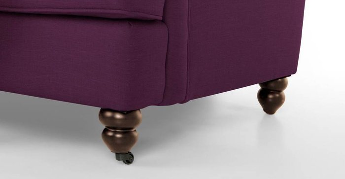 Диван Orson двухместный пурпурного цвета - лучшие Прямые диваны в INMYROOM
