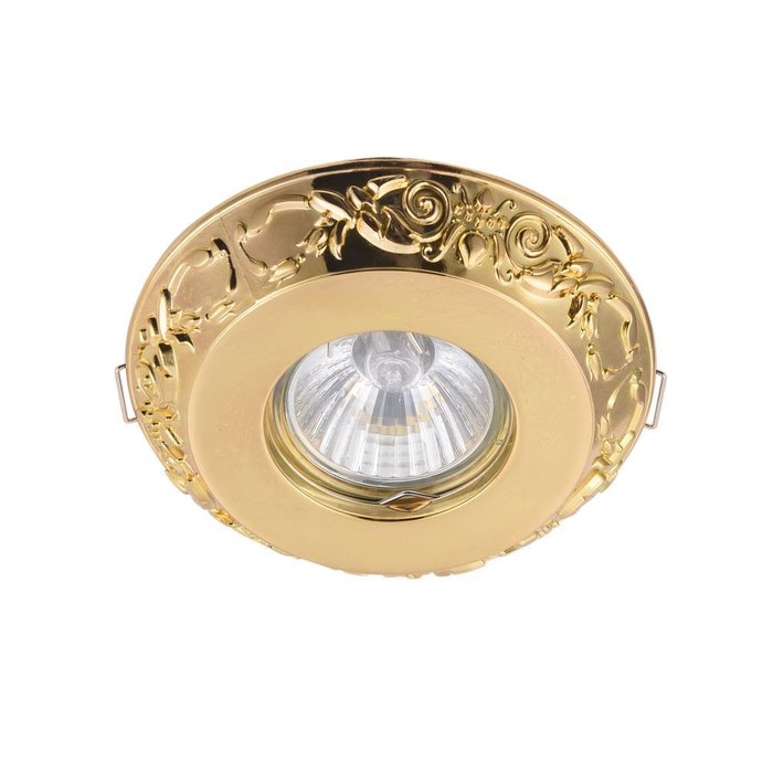 Встраиваемый светильник Metal Classic цвета золота - лучшие Встраиваемые споты в INMYROOM