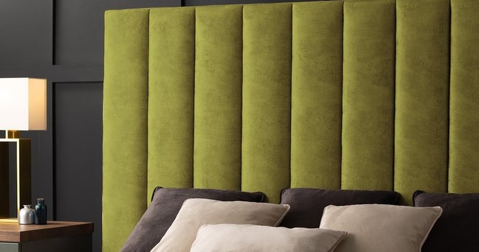 Кровать с подъемным механизмом Kelly 160х200 зеленого цвета - лучшие Кровати для спальни в INMYROOM