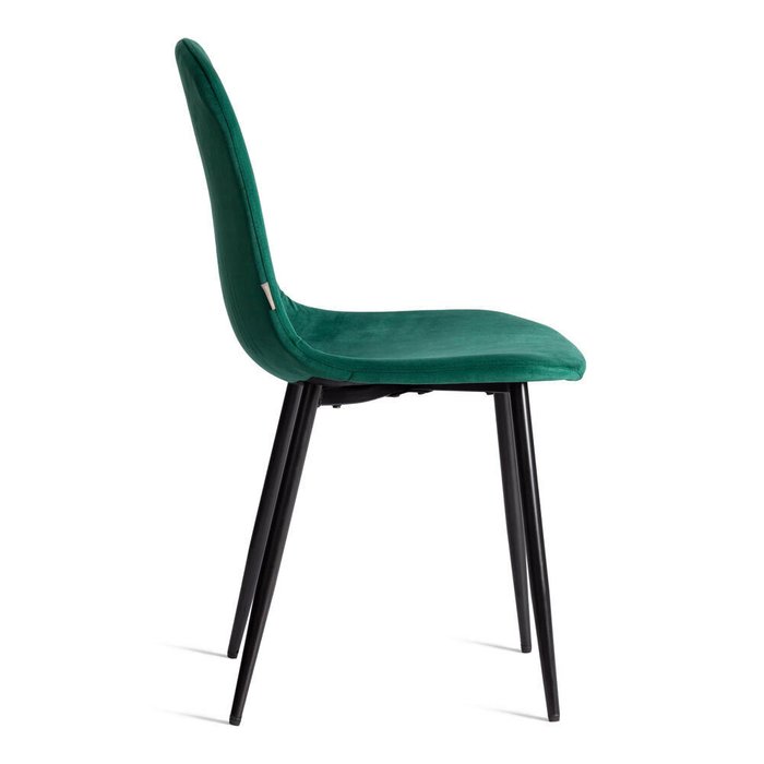 Комплект из четырех стульев Breeze зеленого цвета - лучшие Обеденные стулья в INMYROOM