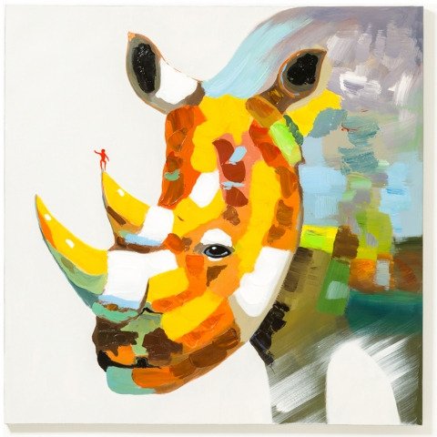 Картина 'Rhinoceros'